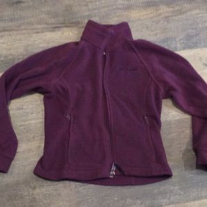 Purple fleece jacket